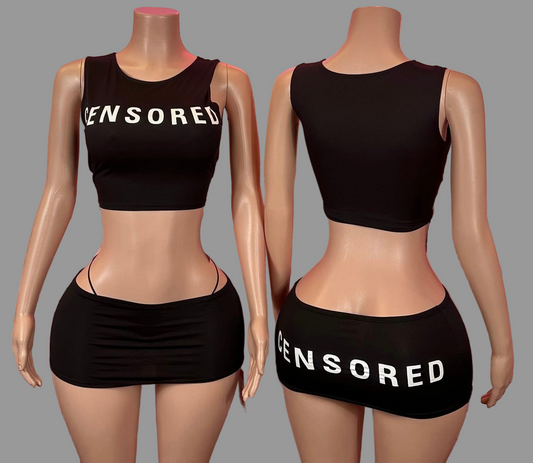 Censored 2 piece